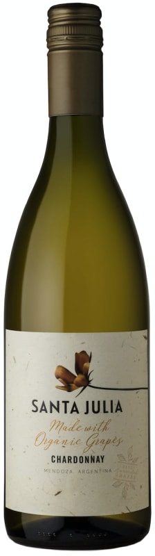 Santa Julia Organic Chardonnay 2021 Front Bottle Shot