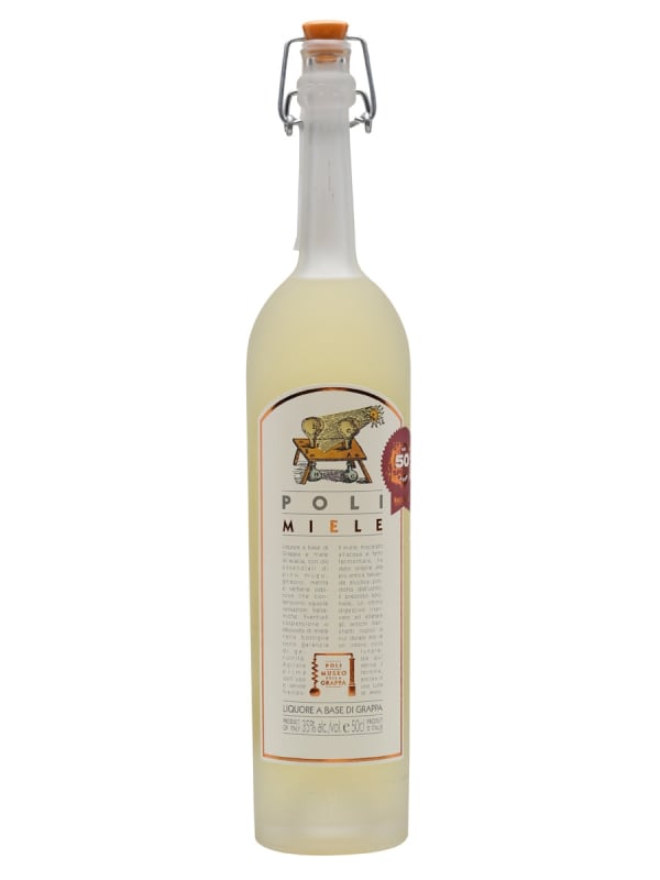 Poli Miele Honey Liqueur (700ML) Front Bottle Shot