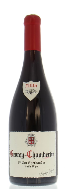 Domaine Fourrier Gevrey Chambertin Cherbaudes Premier Cru 2006 Front Bottle Shot