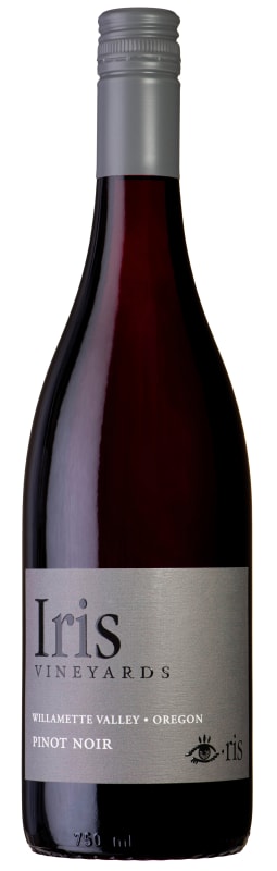 Iris Vineyards Pinot Noir 2020 Front Bottle Shot