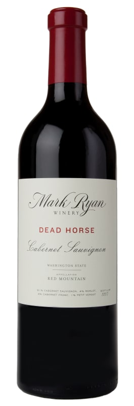 Mark Ryan Dead Horse Cabernet Sauvignon 2018 Front Bottle Shot