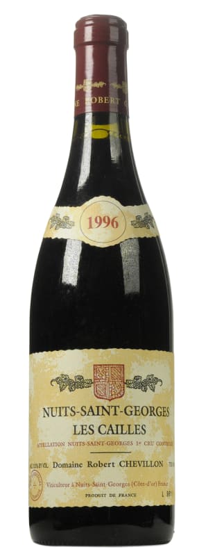 Domaine Robert Chevillon Nuits-Saint-Georges Les Cailles Premier Cru 1996 Front Bottle Shot