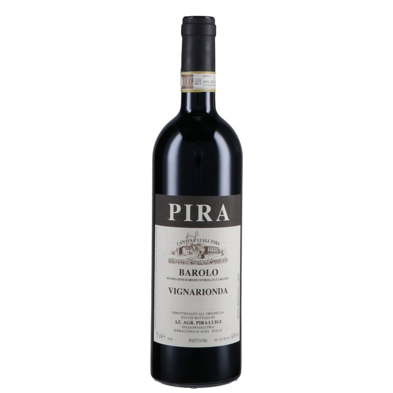 Luigi Pira Barolo Vigna Rionda 2018 Front Bottle Shot