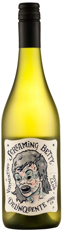 Delinquente Screaming Betty Vermentino 2018 Front Bottle Shot