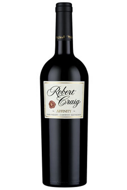 Robert Craig Cellars Affinity Cabernet Sauvignon 1997 Front Bottle Shot