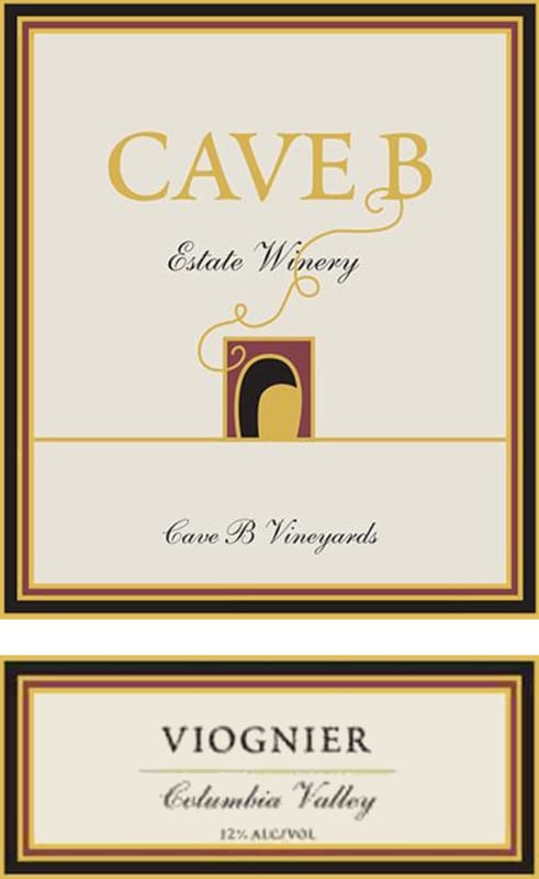 Cave B Estate Winery Viognier 2011 Front Label