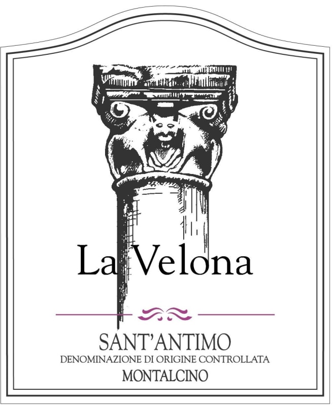 La Velona Sant' Antimo 2014 Front Label