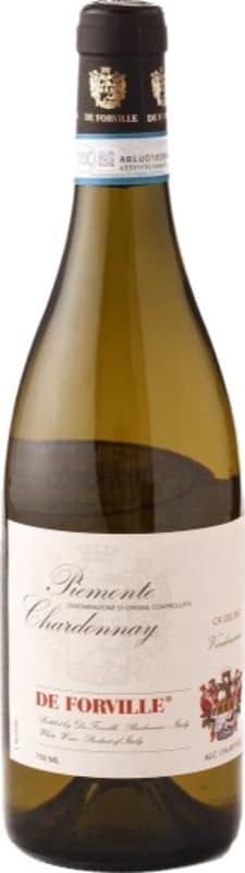 De Forville Piemonte Chardonnay 2023 Front Bottle Shot