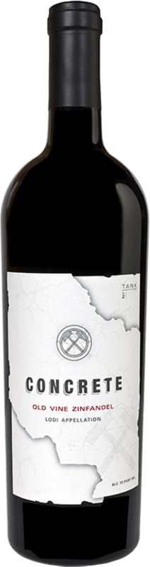 Concrete Old Vine Zinfandel 2012 Front Bottle Shot