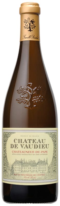 Chateau de Vaudieu Chateauneuf-du-Pape Blanc 2014 Front Bottle Shot
