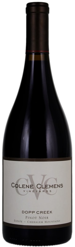 Colene Clemens Dopp Creek Pinot Noir 2017 Front Bottle Shot