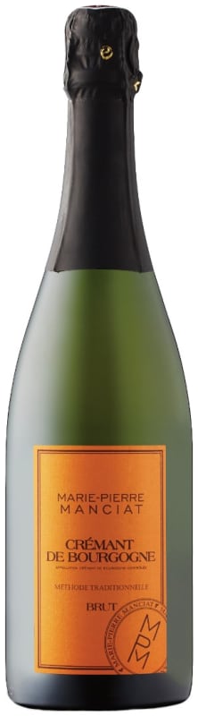 Marie-Pierre Manciat Cremant de Bourgogne Front Bottle Shot