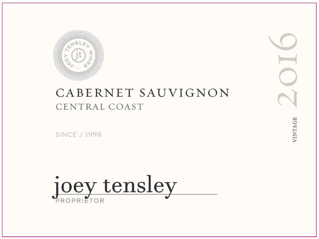 Tensley Cabernet Sauvignon 2016 Front Label
