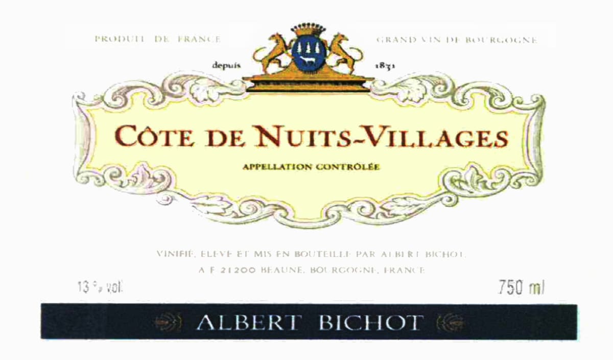 Albert Bichot Cote de Nuits Villages 2009 Front Label