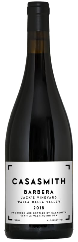 CasaSmith Jack's Barbera 2018 Front Bottle Shot