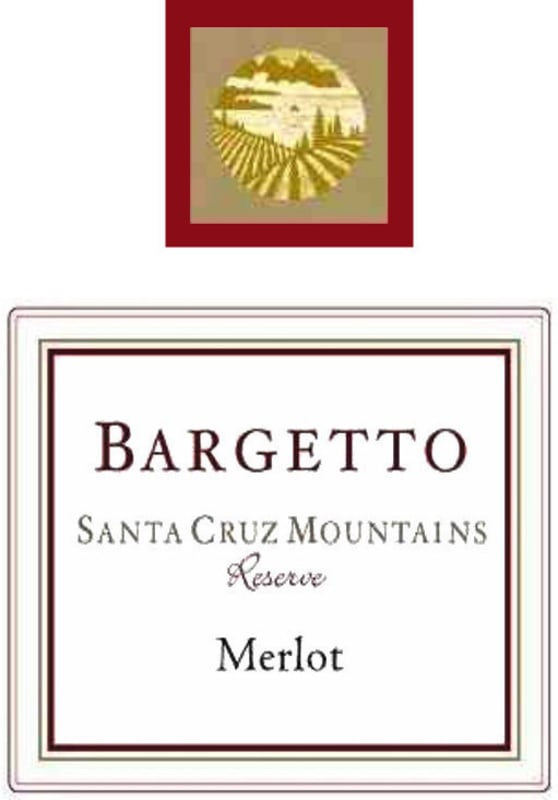 Bargetto Reserve Merlot 2013 Front Label