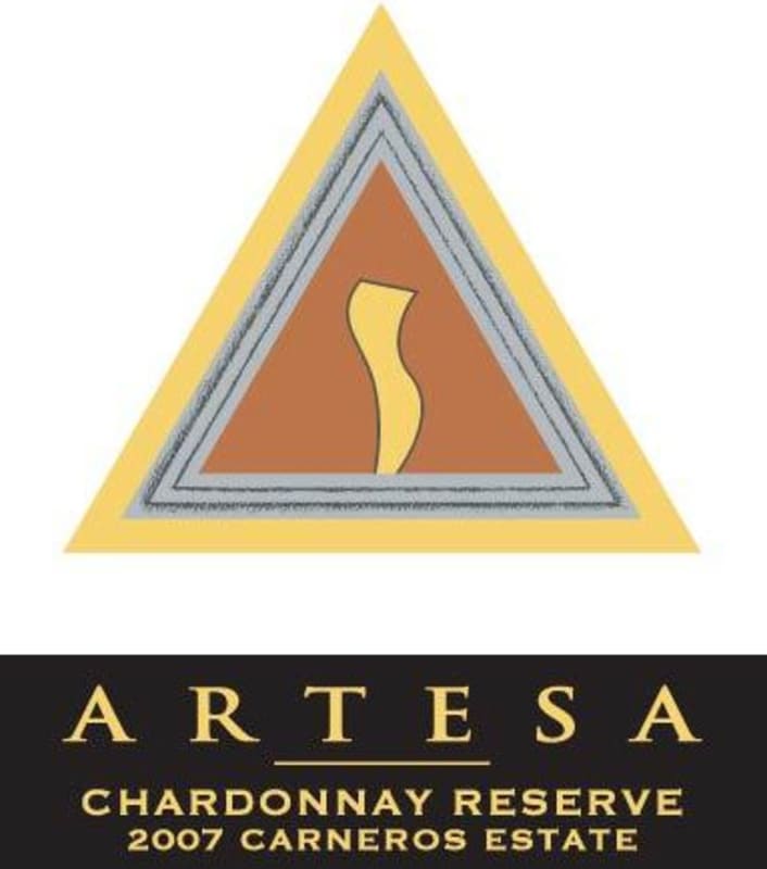Artesa Reserve Chardonnay 2007 Front Label