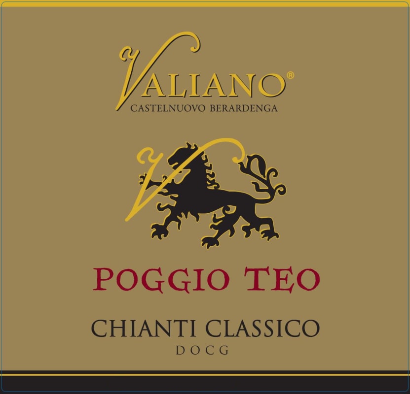 Valiano Poggio Teo Chianti Classico 2019 Front Label