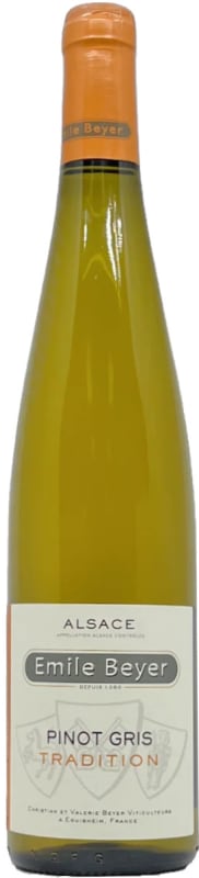Domaine Emile Beyer Tradition Pinot Gris 2019 Front Bottle Shot