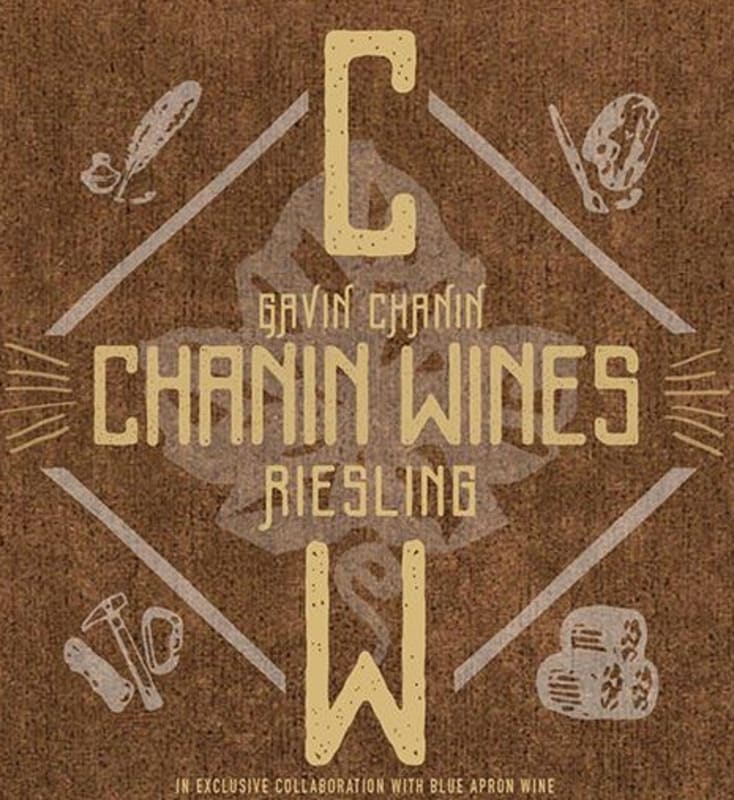 Blue Apron Wines Chanin Riesling 2016 Front Label