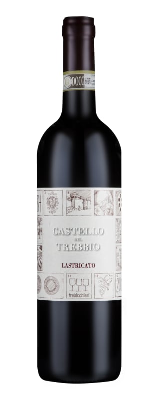 Castello Trebbio Chianti Rufina Lastricato Riserva 2016 Front Bottle Shot