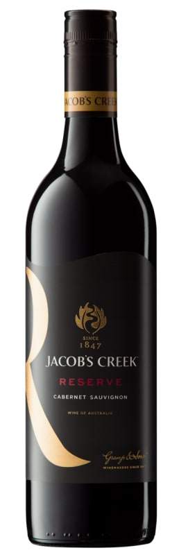 Jacob's Creek Reserve Cabernet Sauvignon 2022 Front Bottle Shot