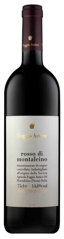 Poggio Antico Rosso di Montalcino 2021 Front Bottle Shot