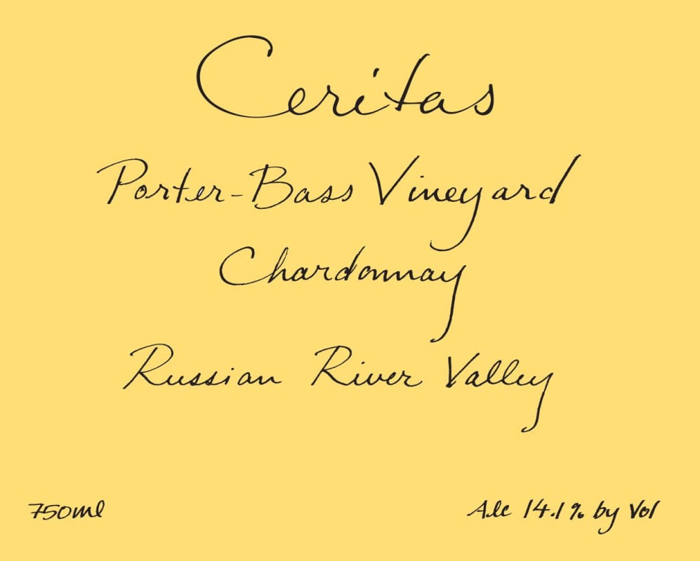 Ceritas Porter Bass Vineyard Chardonnay 2007 Front Label