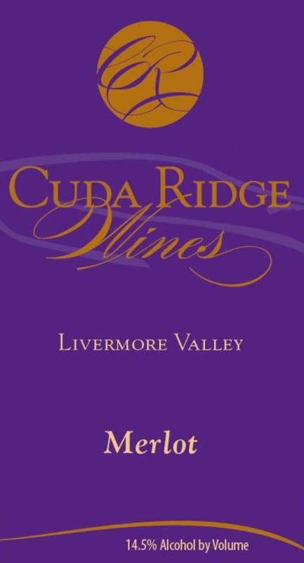 Cuda Ridge Wines Merlot 2013 Front Label
