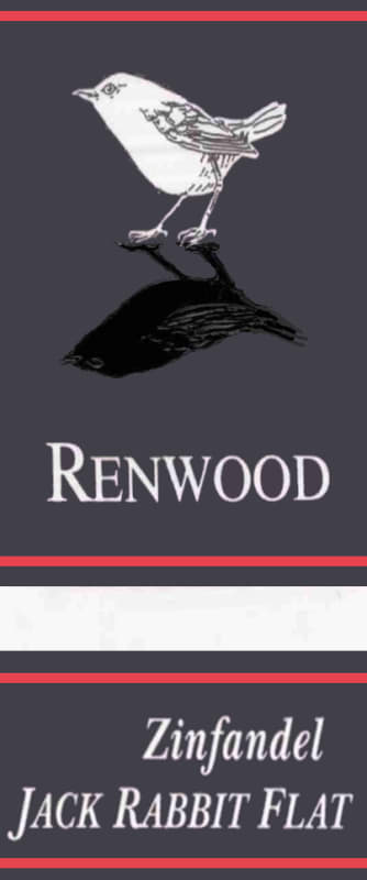 Renwood Jack Rabbit Flat Zinfandel 2008 Front Label