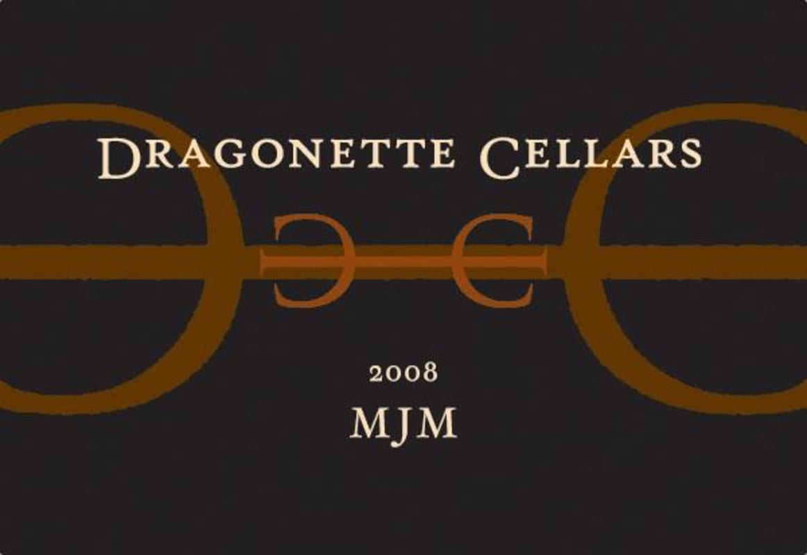 Dragonette Cellars MJM 2008 Front Label