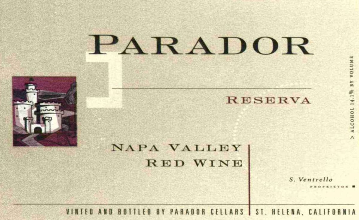 Parador Reserva Red 2003 Front Label