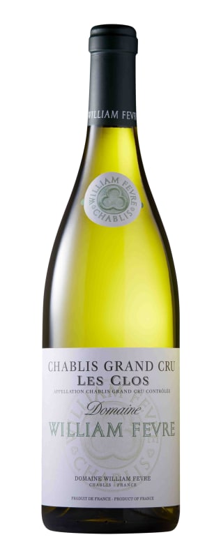 William Fevre Chablis Les Clos Grand Cru 2021 Front Bottle Shot