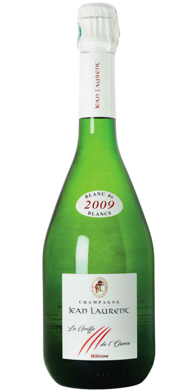 Jean Laurent Blanc de Blancs La Griffe de l'Ource 2009 Front Bottle Shot