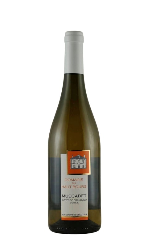 Domaine du Haut Bourg Cotes de Grandlieu Muscadet Sur Lie 2022 Front Bottle Shot