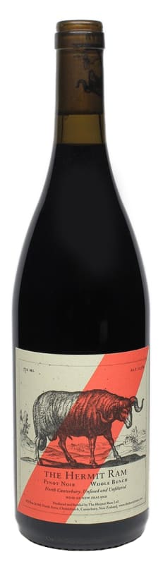 The Hermit Ram Whole Bunch Pinot Noir 2018 Front Bottle Shot