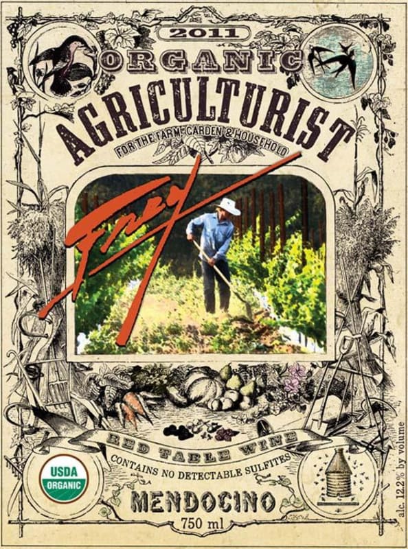 Frey Organic Agriculturist Red 2011 Front Label