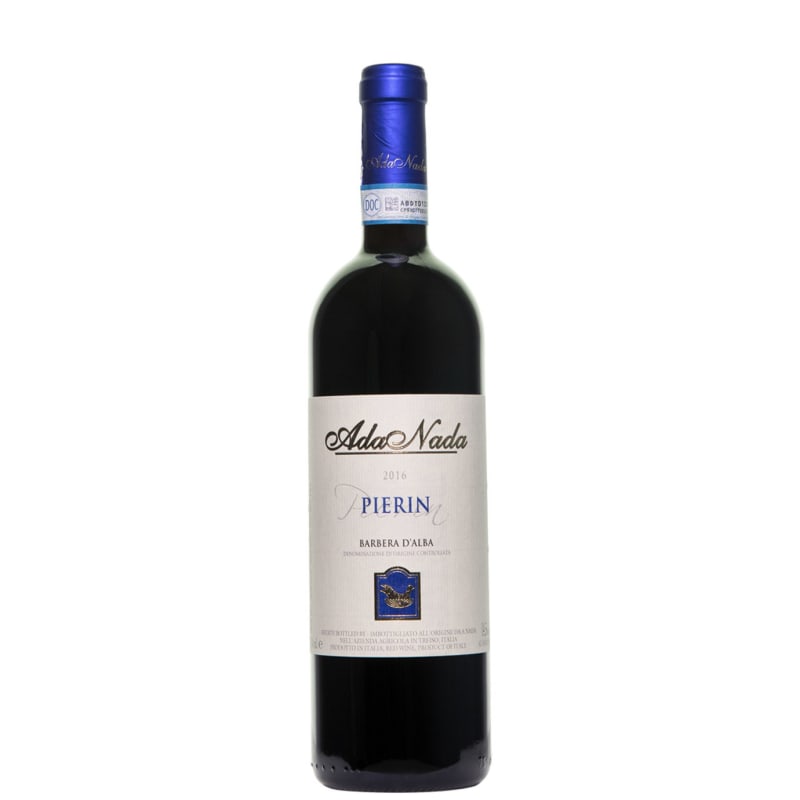 Ada Nada Barbera d'Alba Pierin 2016 Front Bottle Shot