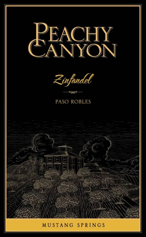 Peachy Canyon Mustang Springs Zinfandel 2011 Front Label