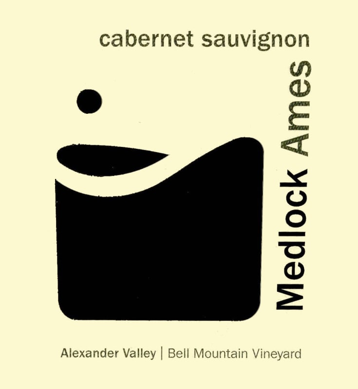 Medlock Ames Bell Mountain Vineyard Cabernet Sauvignon 2003 Front Label