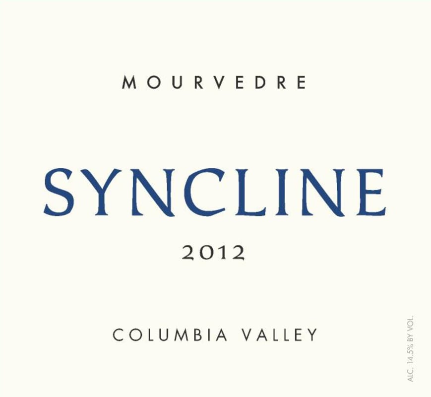 Syncline Mourvedre 2012 Front Label