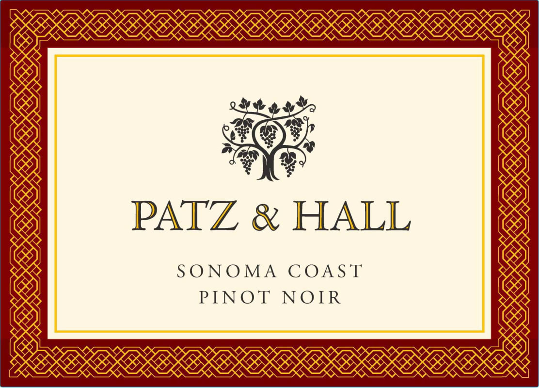 Patz & Hall Sonoma Coast Pinot Noir (375ML half-bottle) 2019 Front Label