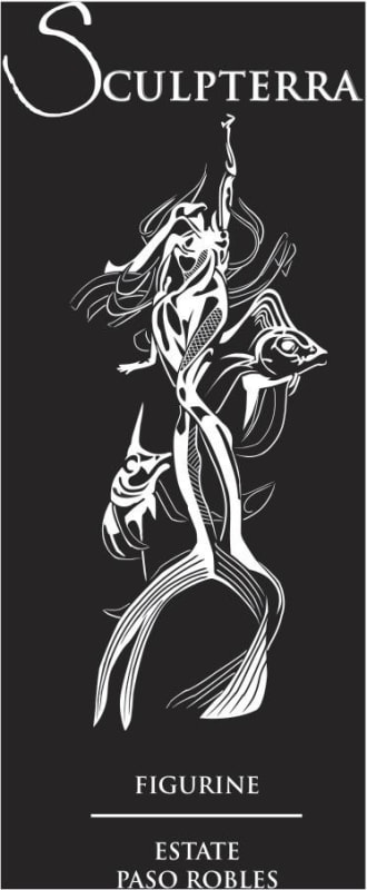 Sculpterra Winery Figurine 2012 Front Label