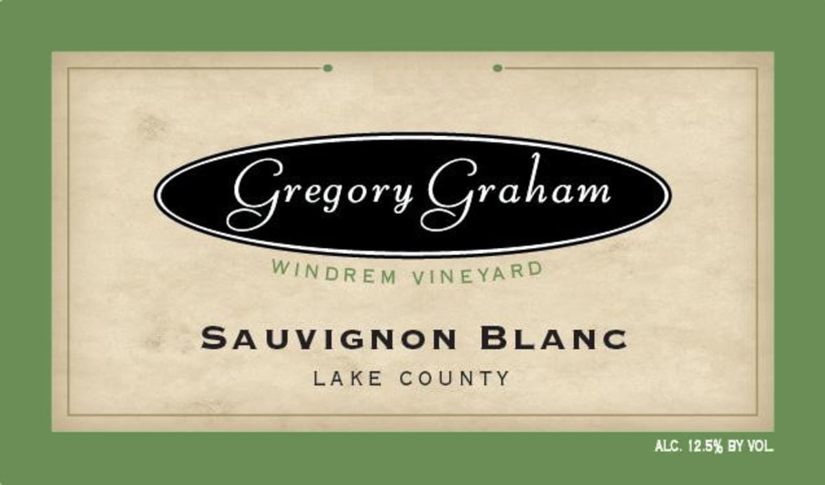 Gregory Graham Windrem Vineyard Sauvignon Blanc 2013 Front Label