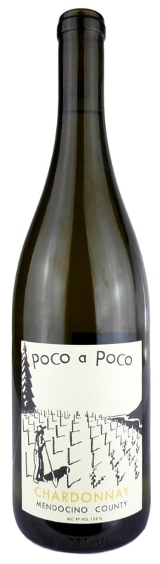Poco a Poco Mendocino County Chardonnay 2021 Front Bottle Shot