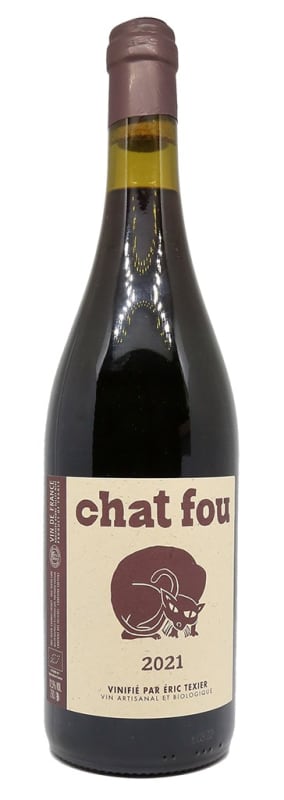 Eric Texier Chat Fou 2021 Front Bottle Shot
