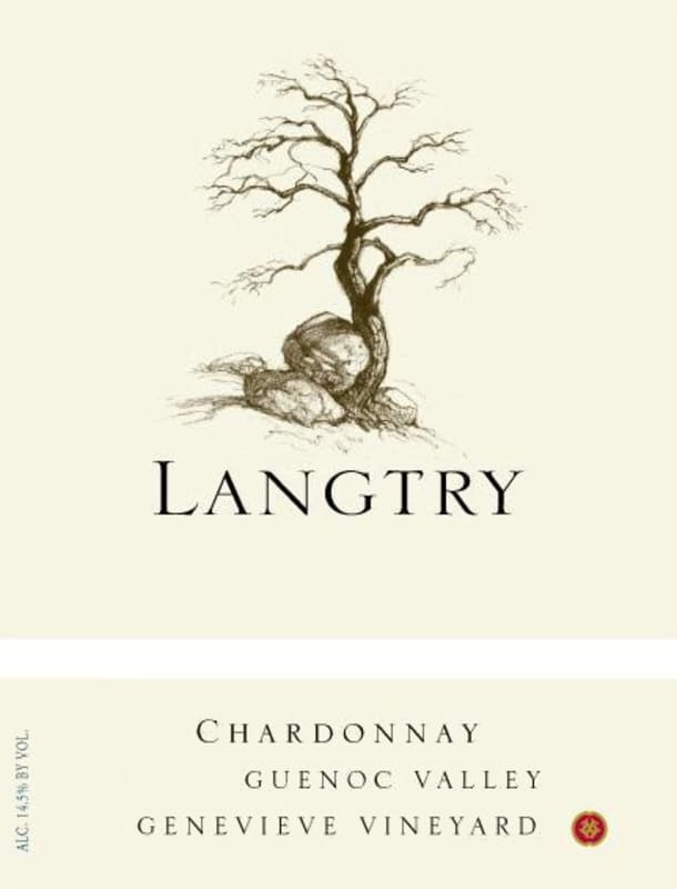 Langtry Estate Genevieve Vineyard Chardonnay 2007 Front Label