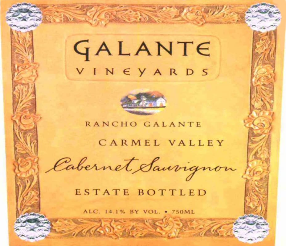 Galante Vineyards Cabernet Sauvignon 2010 Front Label