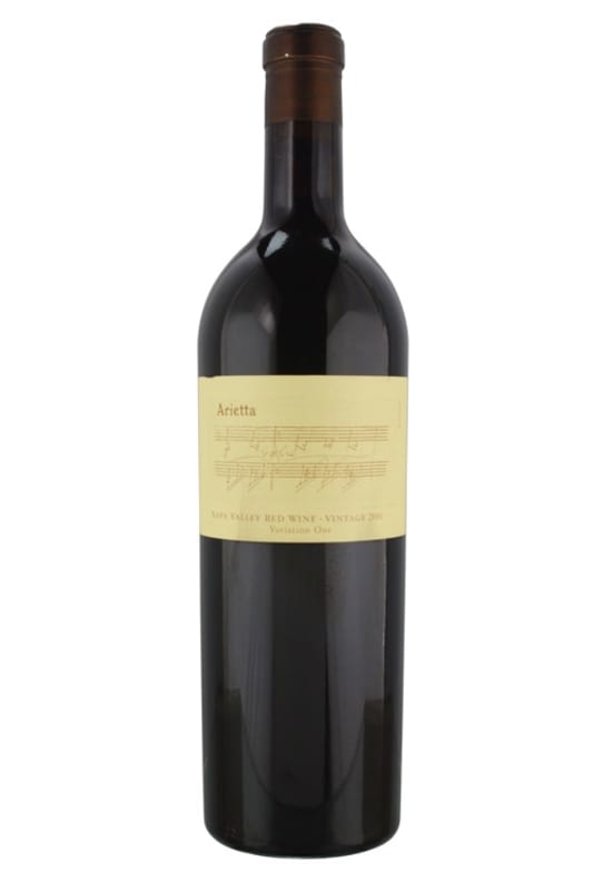 Arietta Variation One 2001 Front Bottle Shot