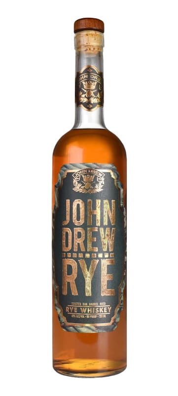 John Drew Rye Whisky Front Bottle Shot